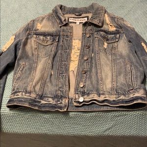 Express jean jacket (distressed)